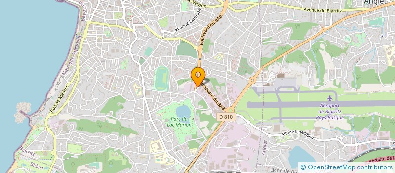 localisation de l'entreprise LES EDITIONS THOUAND à BIARRITZ