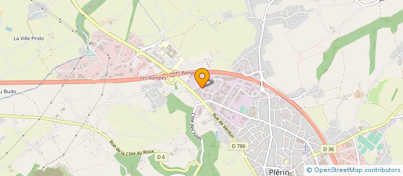 localisation de l'entreprise LES EDITIONS VACANCES à PLERIN
