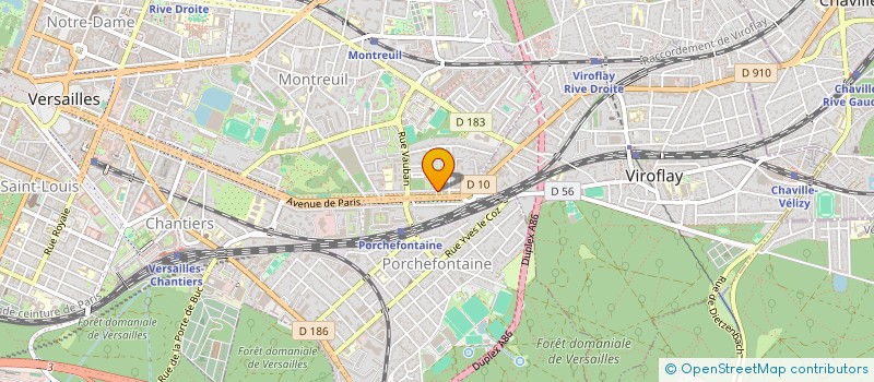 localisation de l'entreprise LES EFANTS DE LA PRIMAVERA à VERSAILLES