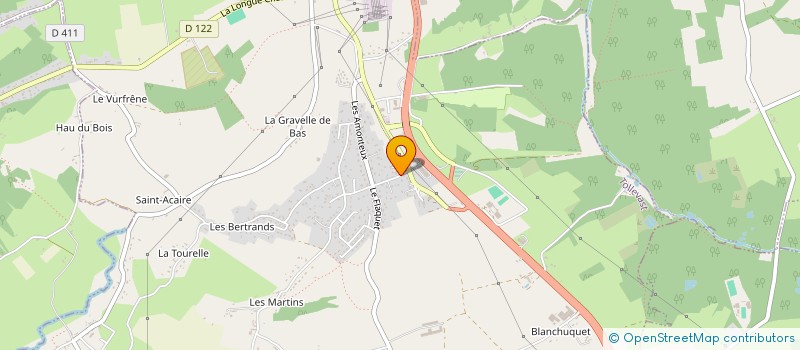 localisation de l'entreprise LES EFFERGEES  TOLLEVAST