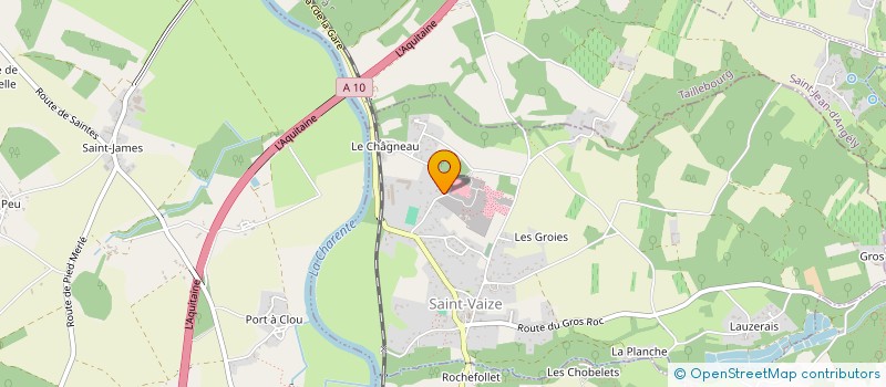 localisation de l'entreprise LES EFFOURNEAUX à SAINT-VAIZE