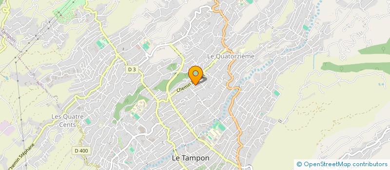 localisation de l'entreprise LES EGLANTINES à LE TAMPON