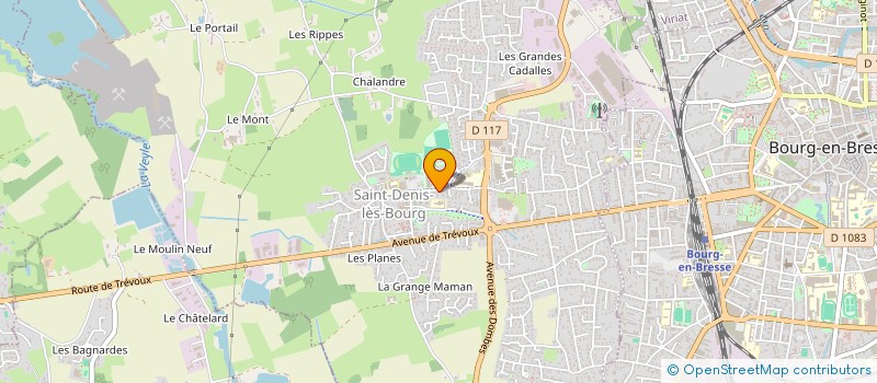 localisation de l'entreprise LES EGLANTINES à SAINT-DENIS-LES-BOURG