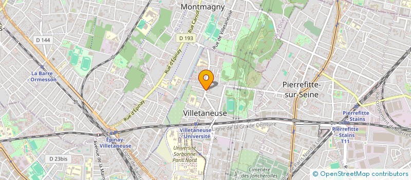 localisation de l'entreprise LES EGLISES DU CHRIST EN MISSION ECM à VILLETANEUSE
