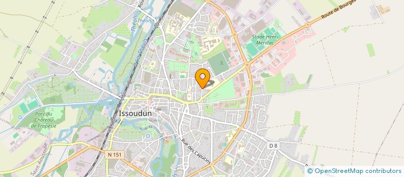 localisation de l'entreprise LES EIDELWEIS  ISSOUDUN