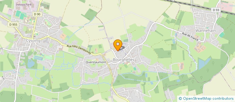 localisation de l'entreprise LES EIDERS DU CAP  CYSOING