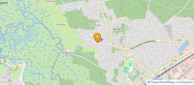 localisation de l'entreprise LES ELATERIDES  SADIRAC