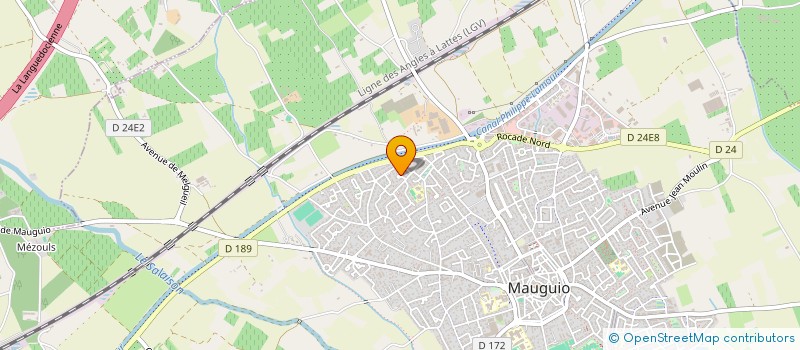 localisation de l'entreprise LES ELECTRICIENS DU PAYS DE L'OR  MAUGUIO