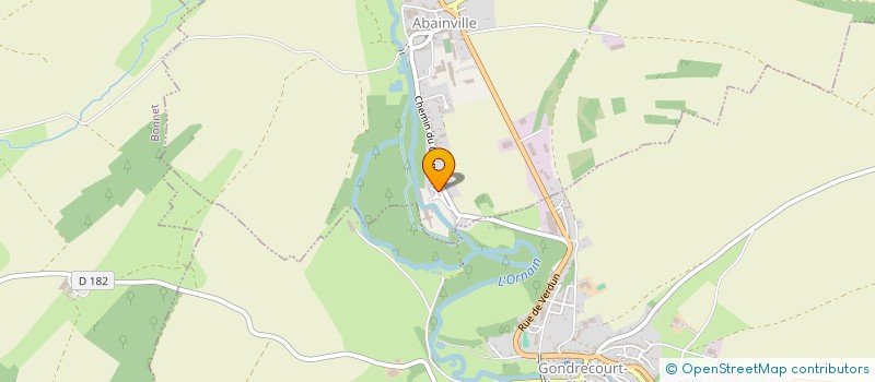 localisation de l'entreprise LES ELECTRICITES DU GRANIT à ABAINVILLE