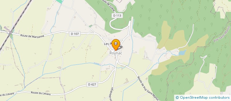 localisation de l'entreprise LES ELEPHANTS  CLEON D'ANDRAN