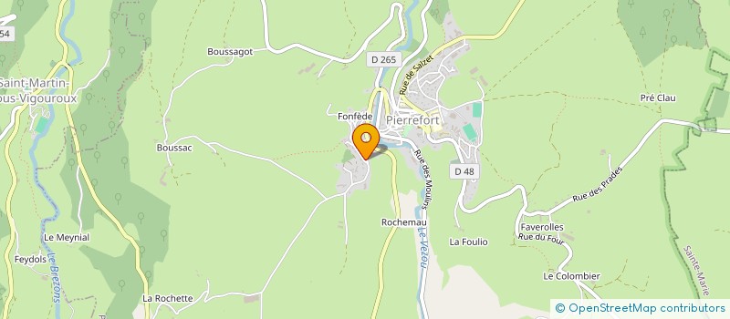 localisation de l'entreprise LES ELEPHANTS D ARMAND à PIERREFORT