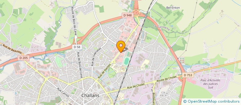 localisation de l'entreprise LES ELEVEURS DE CHALLANS à CHALLANS