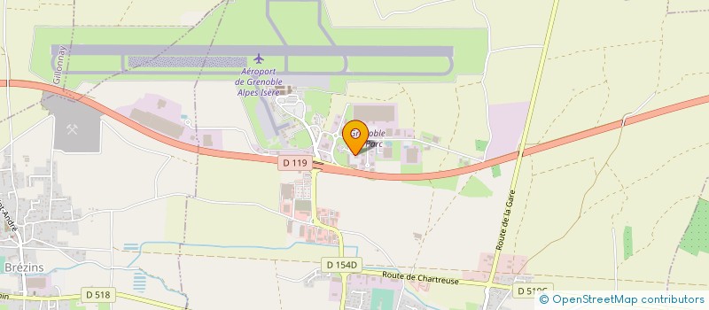 localisation de l'entreprise LES ELEVEURS DE SAVEURS ISEROISES  SAINT-ETIENNE-DE-SAINT-GEOIRS