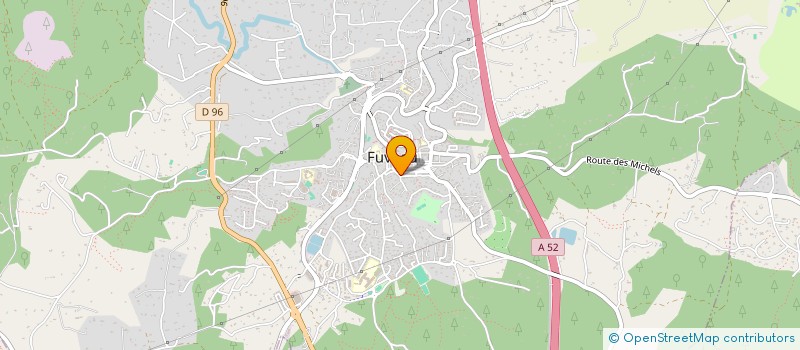 localisation de l'entreprise LES ELFES  FUVEAU