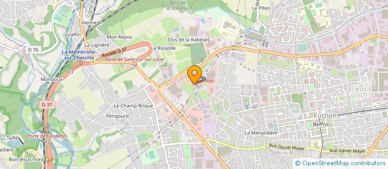 localisation de l'entreprise LES ELFES à SAINT CYR SUR LOIRE