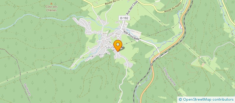 localisation de l'entreprise LES ELFES DE LA BRUCHE à SAULXURES