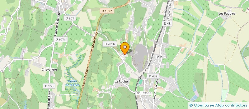 localisation de l'entreprise LES ELIXIRS FLORAUX DE FLORA  POLIENAS