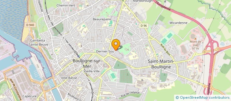 localisation de l'entreprise LES ELLES DE L'AVENIR à BOULOGNE-SUR-MER