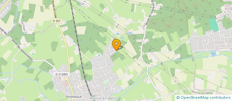 localisation de l'entreprise LES ELLES DU BMX  MONCE-EN-BELIN