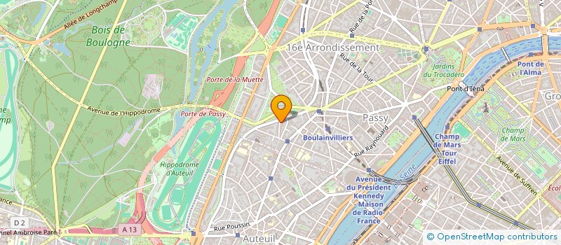 localisation de l'entreprise LES ELLES DU COURTAGE  PARIS