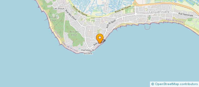 localisation de l'entreprise LES ELOUX  LA GUERINIERE