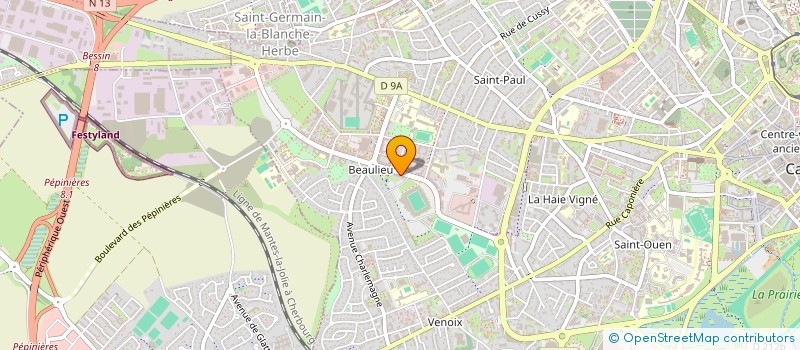 localisation de l'entreprise LES ELUS SOURDS à CAEN