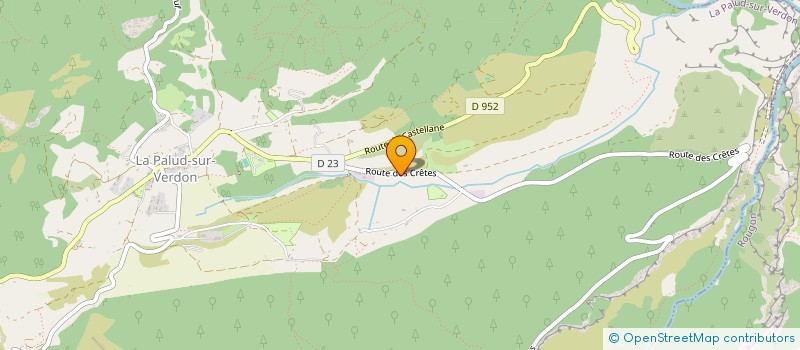 localisation de l'entreprise LES EMANENTS  LA PALUD-SUR-VERDON