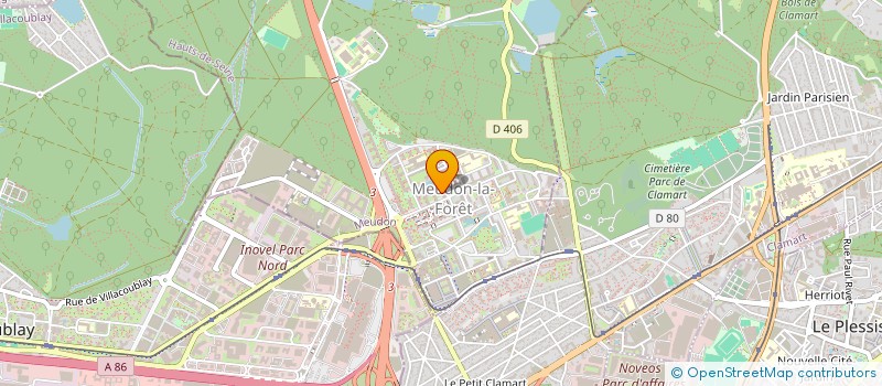localisation de l'entreprise LES EMBARRAS DE PARIS à MEUDON
