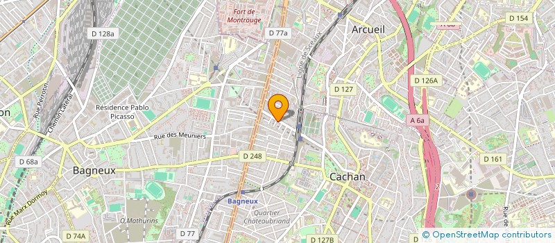 localisation de l'entreprise LES EMBROUILLONNEMENTS  CACHAN