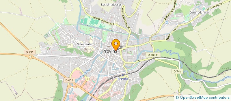 localisation de l'entreprise LES EMBRUNS à PROVINS