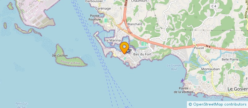 localisation de l'entreprise LES EMBRUNS à LE GOSIER