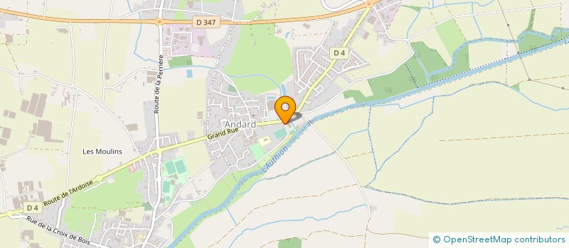 localisation de l'entreprise LES EMBRUNS  LOIRE-AUTHION