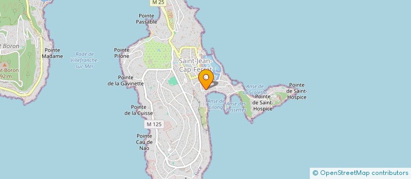 localisation de l'entreprise LES EMBRUNS  SAINT-JEAN-CAP-FERRAT