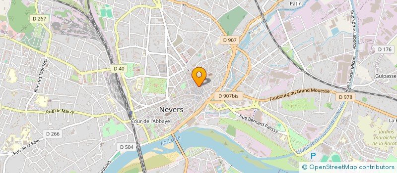 localisation de l'entreprise LES EMBRUNS 93 à NEVERS