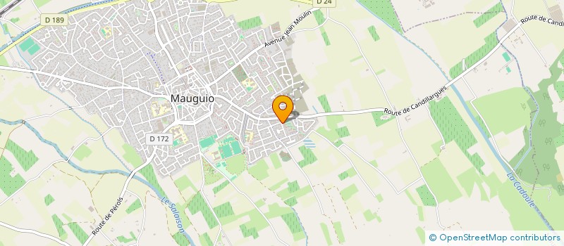 localisation de l'entreprise LES EMBRUNS  MAUGUIO