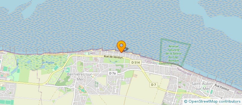 localisation de l'entreprise LES EMBRUNS DE LA CROISETTE II  BERNIERES-SUR-MER