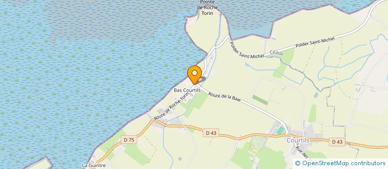 localisation de l'entreprise LES EMBRUNS DE LA SELUNE  COURTILS