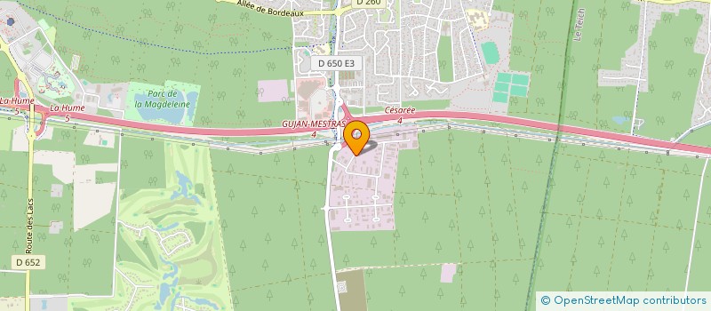 localisation de l'entreprise LES EMBRUNS DU BASSIN D'ARCACHON  GUJAN-MESTRAS