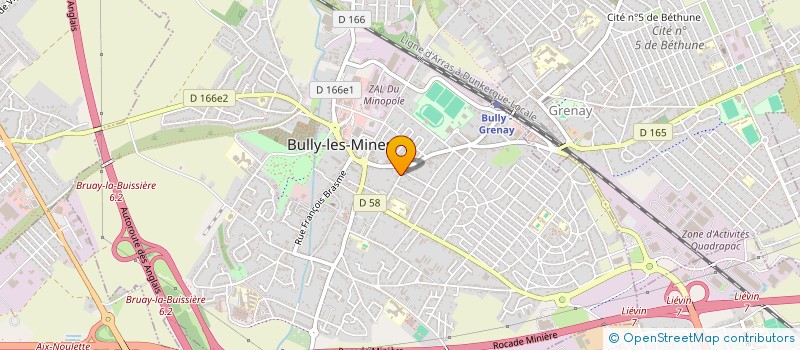 localisation de l'entreprise LES EMER'VEILLEURS  BULLY-LES-MINES