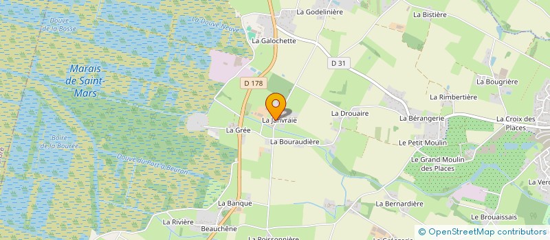 localisation de l'entreprise LES EMERAUDES à SAINT-MARS-DU-DESERT