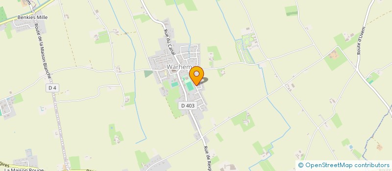 localisation de l'entreprise LES EMERAUDES DE WARHEM  WARHEM