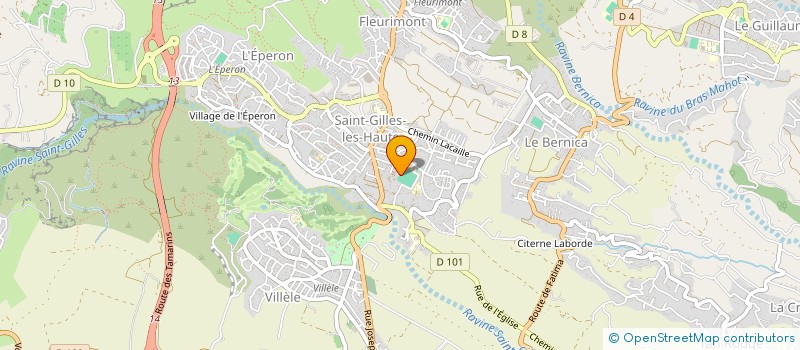 localisation de l'entreprise LES EMERAUDES DU GUILLAUME  SAINT-PAUL