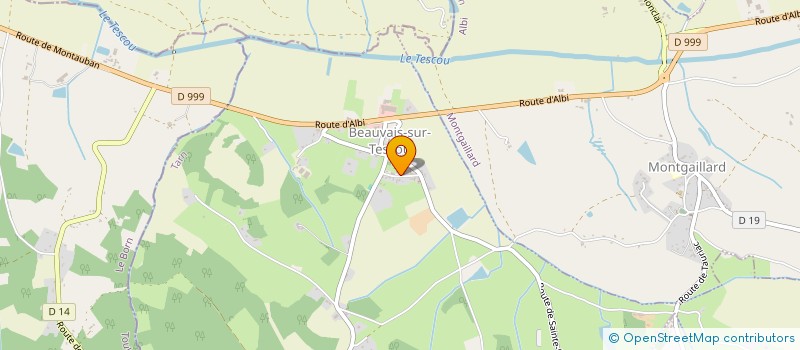 localisation de l'entreprise LES EMERAUDES DU PAYS SALVAGNACOIS  MONTGAILLARD