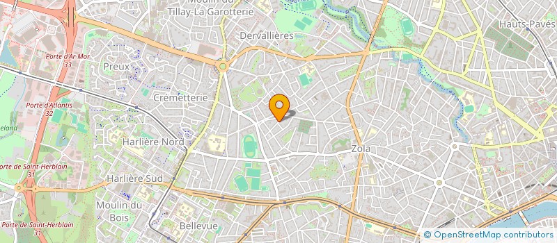 localisation de l'entreprise LES EMERGENCES  NANTES