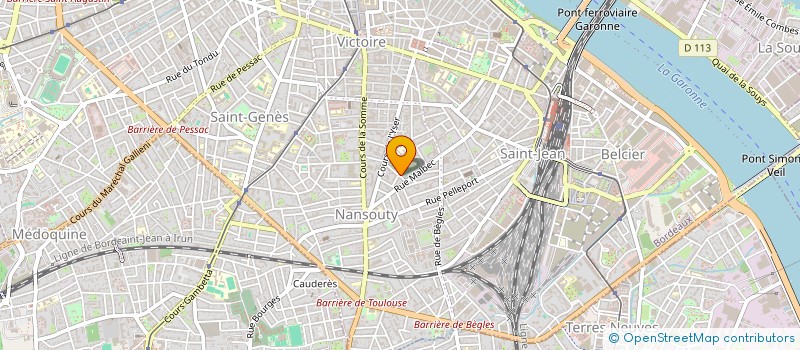 localisation de l'entreprise LES EMOTIONS COLIBRI  BORDEAUX