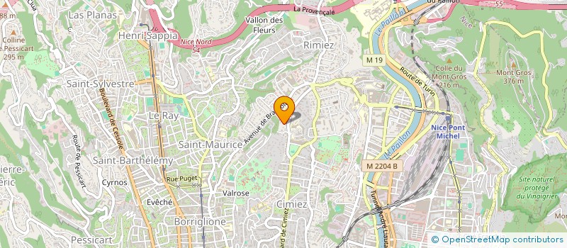 localisation de l'entreprise LES EMPEREURS à NICE