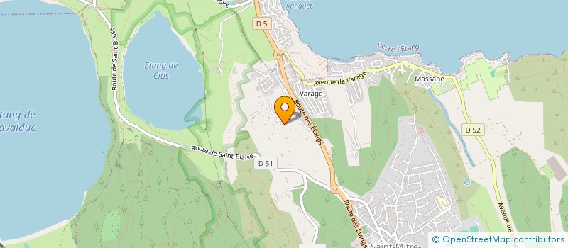 localisation de l'entreprise LES EMPLANIERS UN  SAINT-MITRE-LES-REMPARTS