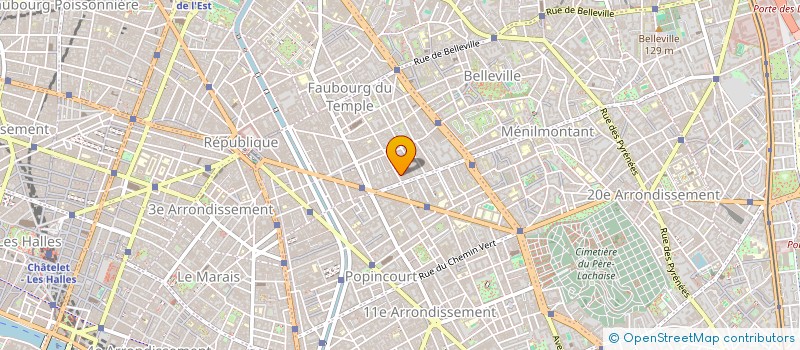 localisation de l'entreprise LES EMPLETTES à PARIS