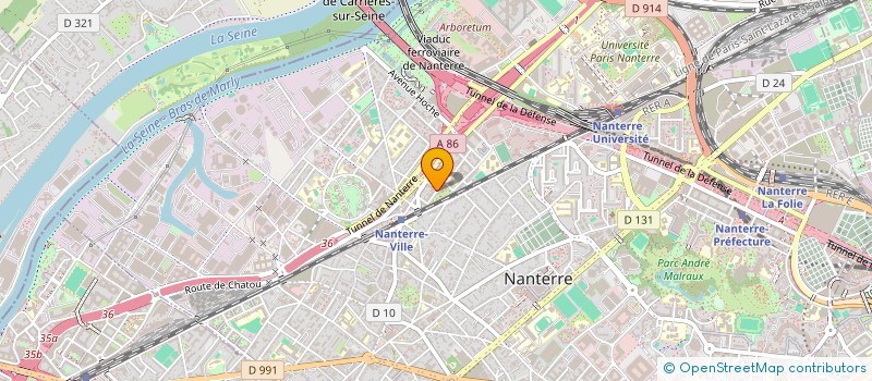 localisation de l'entreprise LES EMPOTES à NANTERRE