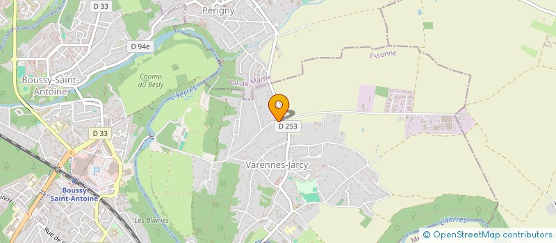 localisation de l'entreprise LES ENCADREMENTS DE VARENNES à VARENNES-JARCY